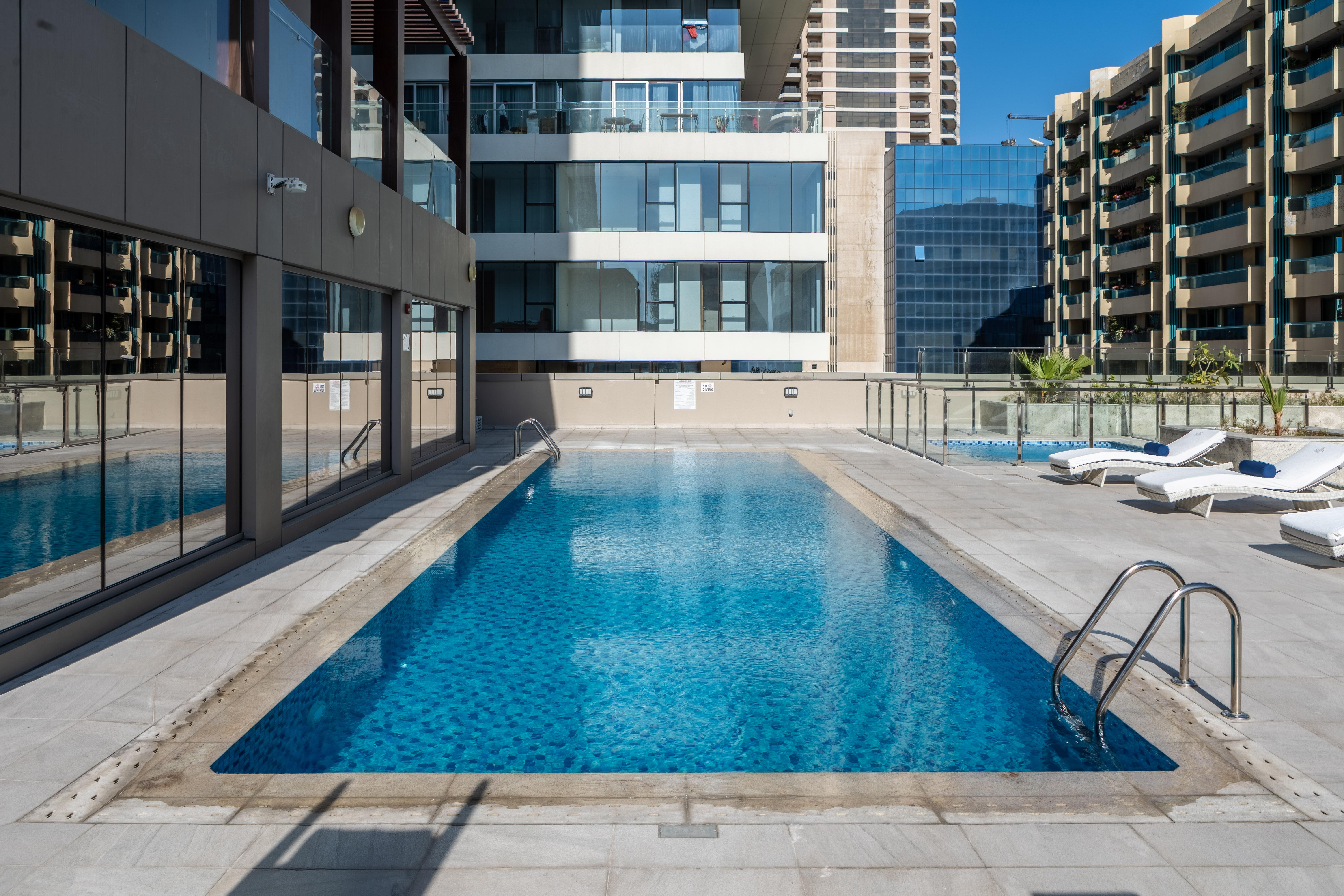 Suha Mina Rashid Hotel Apartments Dubai Exterior foto