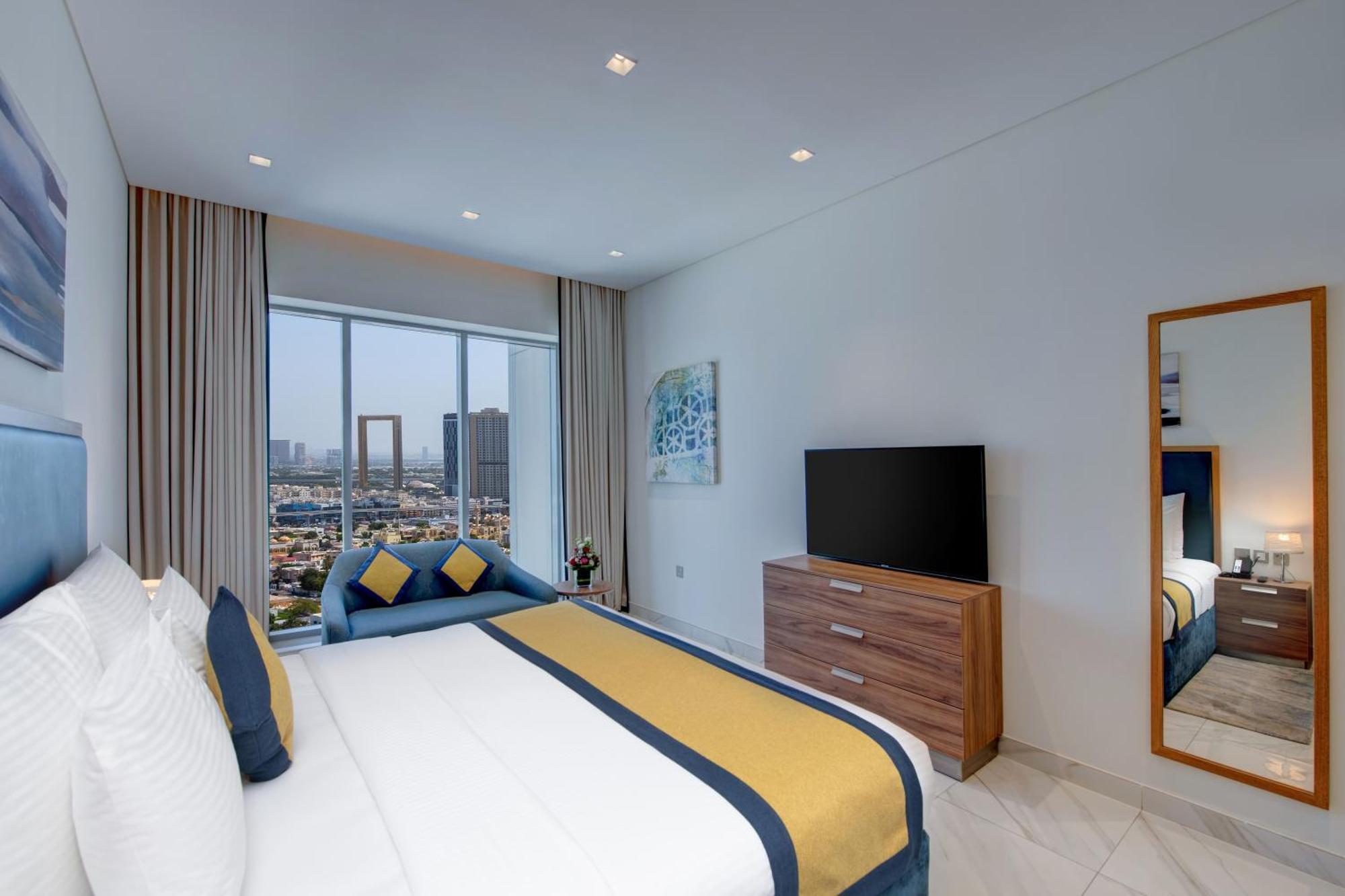 Suha Mina Rashid Hotel Apartments Dubai Exterior foto