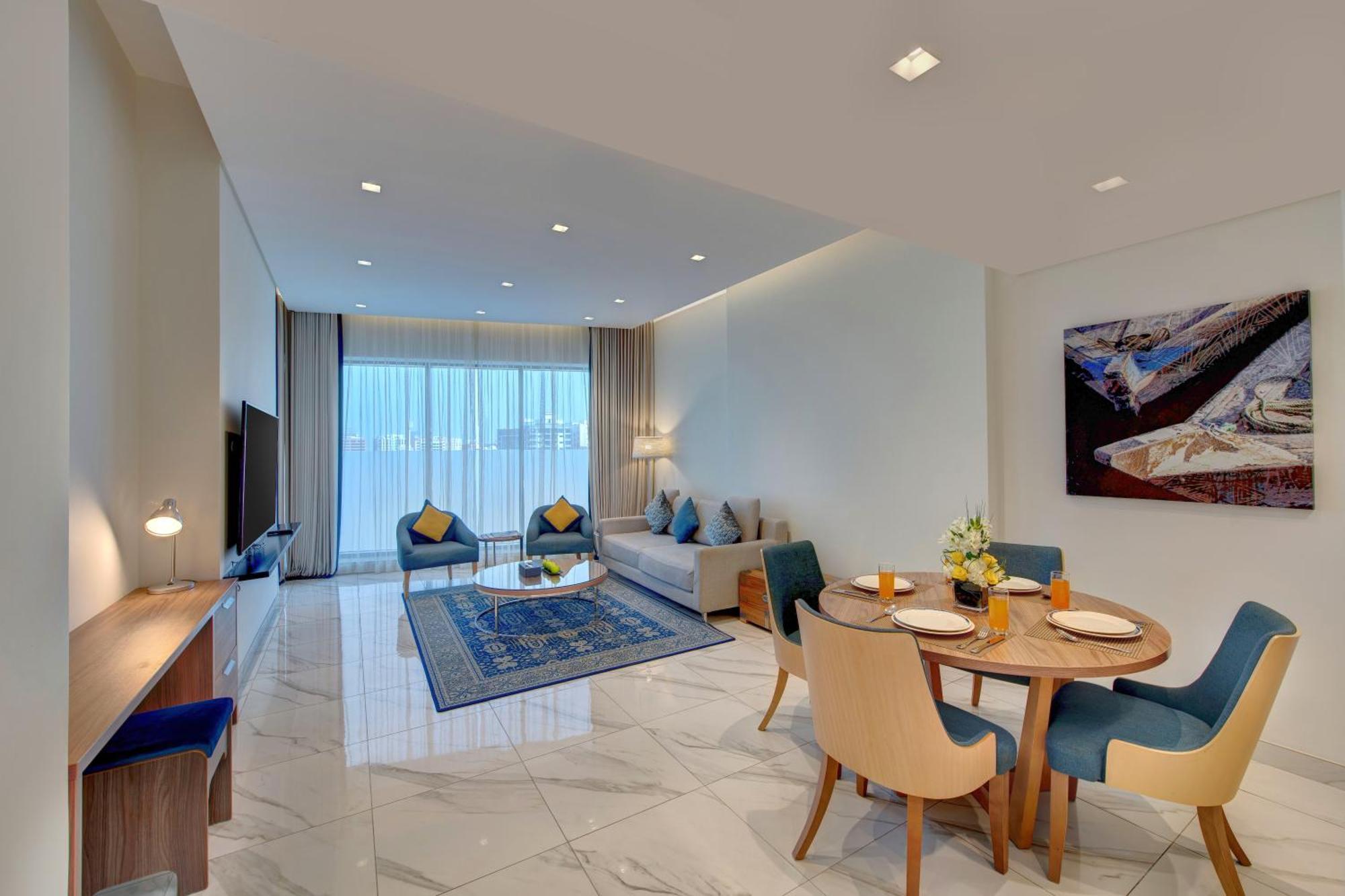 Suha Mina Rashid Hotel Apartments Dubai Exterior foto